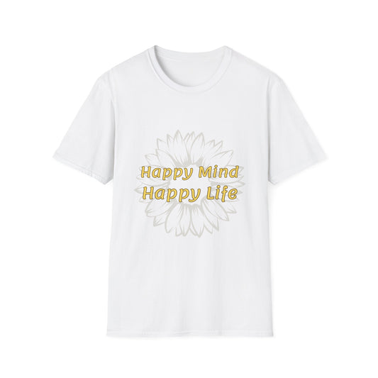 Happy Mind Happy Life Women's Tshirt