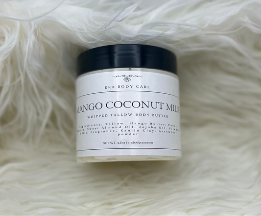 Mango Coconut Milk Whipped Tallow Body Butter