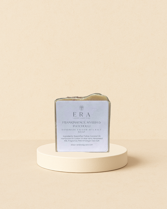Frankincense, Myrrh & Patchouli Tallow Sea Salt Soap
