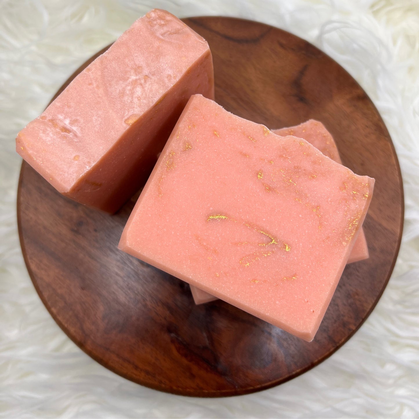 Pink Peony Handmade Vegan Soap